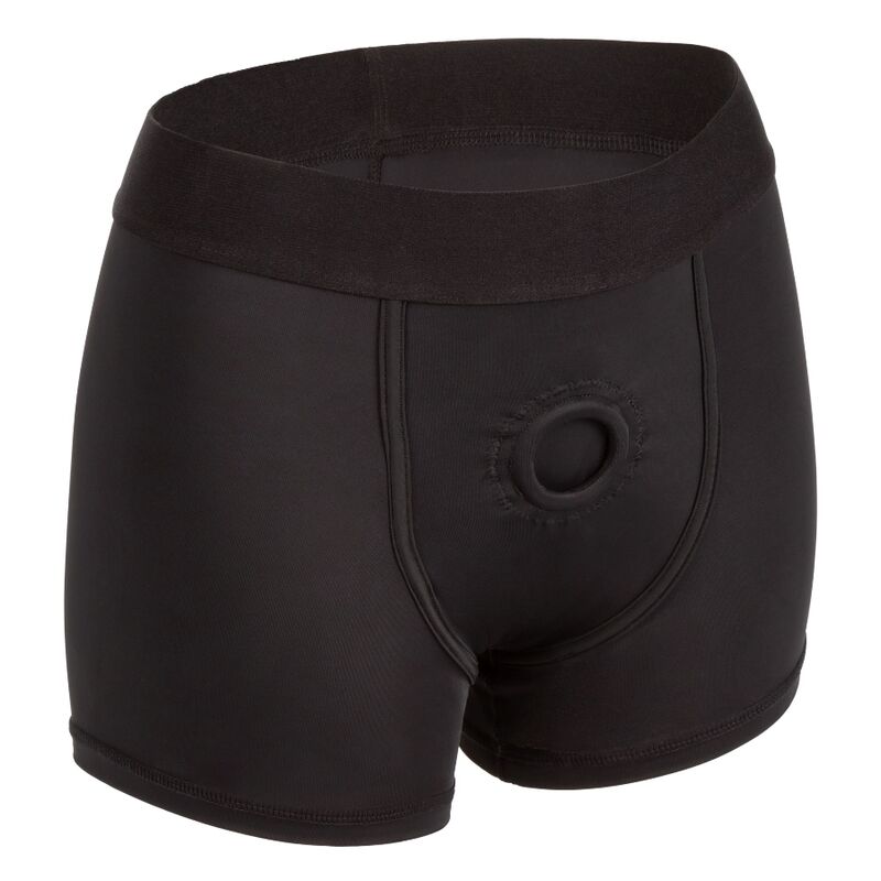CalExotics Boundless — Arnés tipo bóxer para dildo, talla L/XL