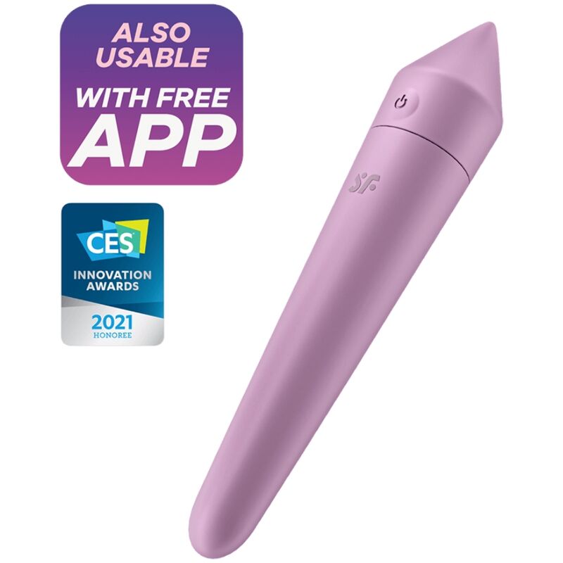 Satisfyer Ultra Power Bullet 8 — Bala vibradora con app (Lila)