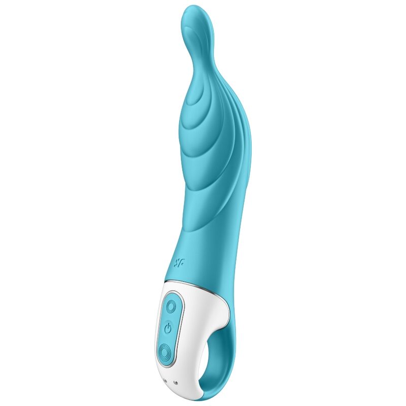 Satisfyer Amazing 2 — Vibrador de punto A con eje largo (Turquesa)