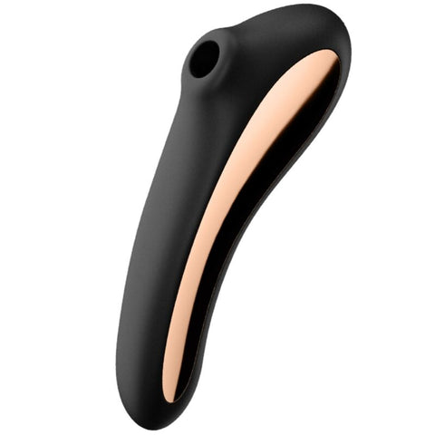 Satisfyer Dual Kiss — Succionador de clítoris y vibrador de punto G con app (Negro)