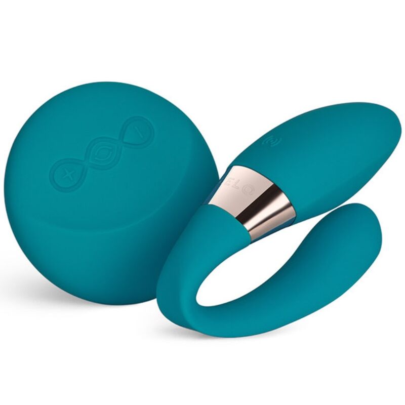 LELO TIANI Duo, masajeador para parejas con mando SenseMotion, color azul: foto principal del producto