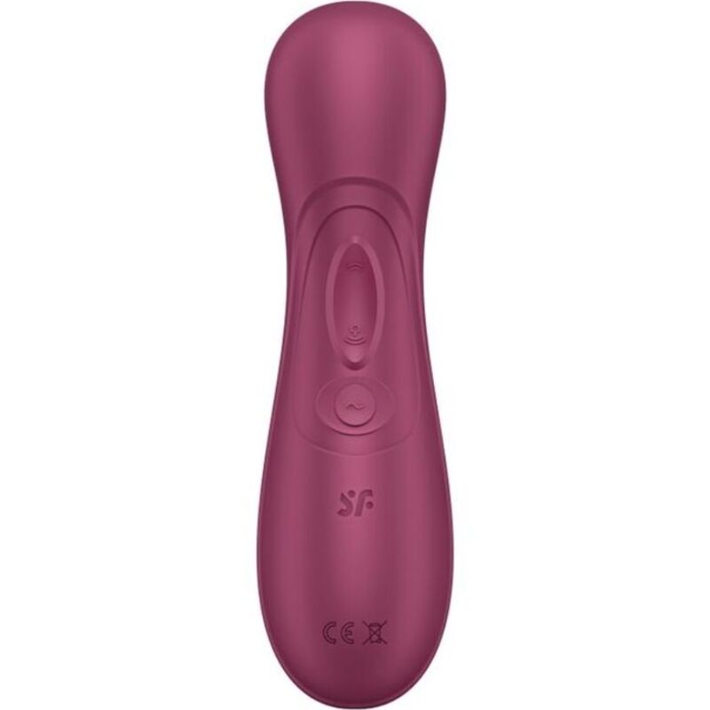 Satisfyer Pro 2 Generación 3 — Succionador con Liquid Air y vibración (Granate)