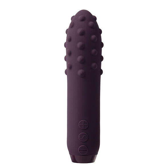 Je Joue Duet — Bala vibradora de doble cara, lisa y con relieves (Morado)