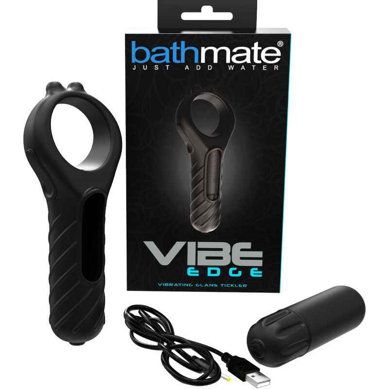 Bathmate Vibe Edge — Accesorio masculino de silicona con bala vibradora