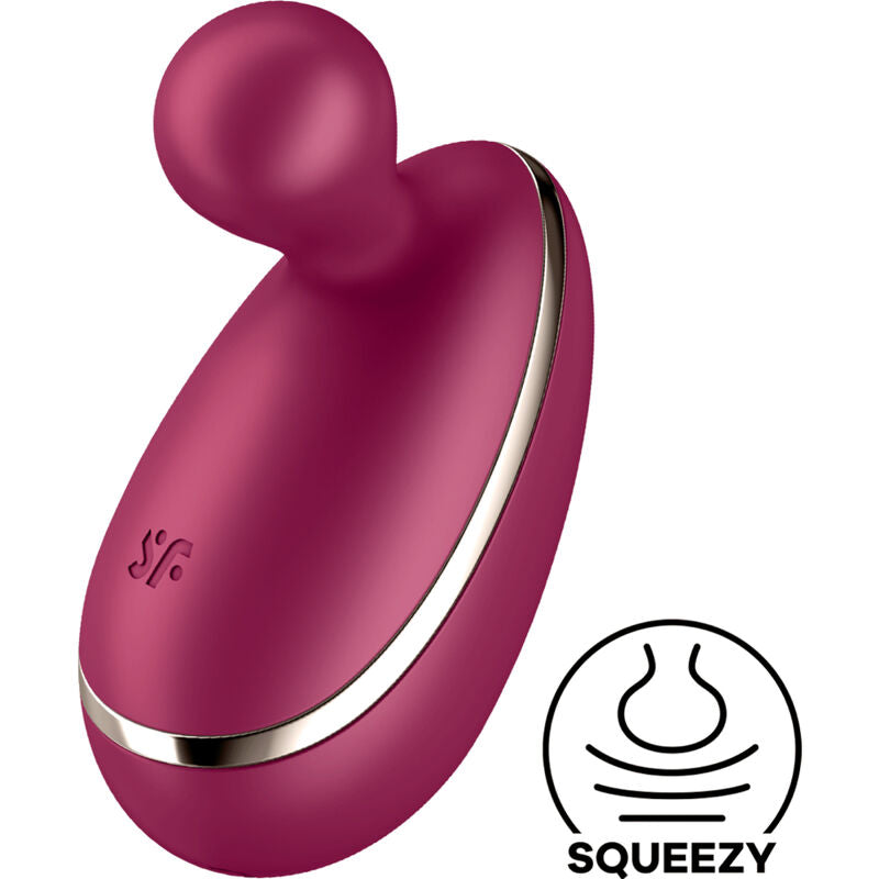 Satisfyer Spot On 1, vibrador de apoyo para el clítoris, color berry: foto principal del producto