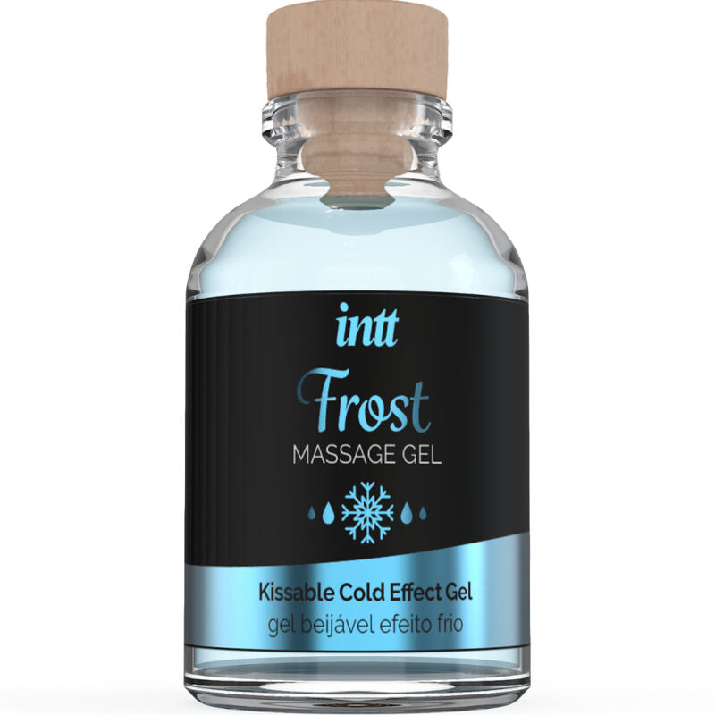 INTT — Gel de masaje besable con efecto frío intenso, sabor menta