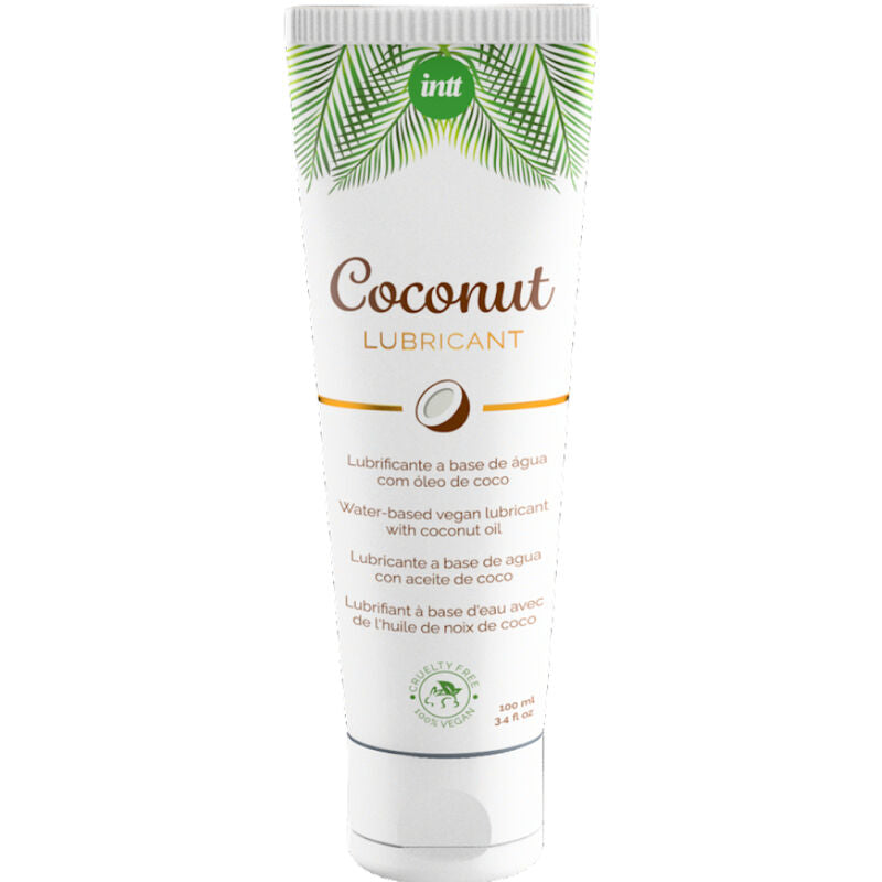 INTT Vegan Line — Lubricante vegano de base agua con sabor a coco, 100 ml