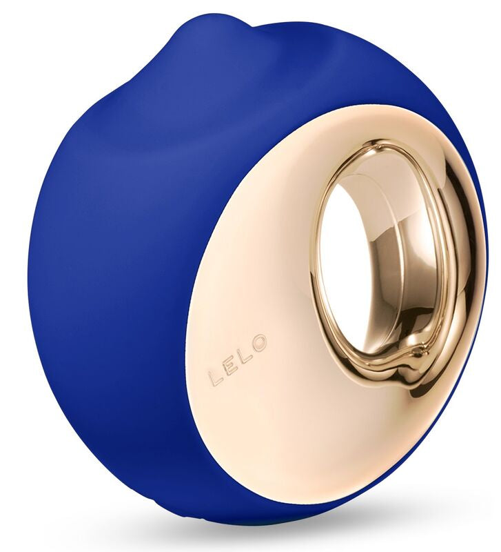 LELO Ora 3 — Estimulador de sexo oral con lengua giratoria (Azul medianoche)