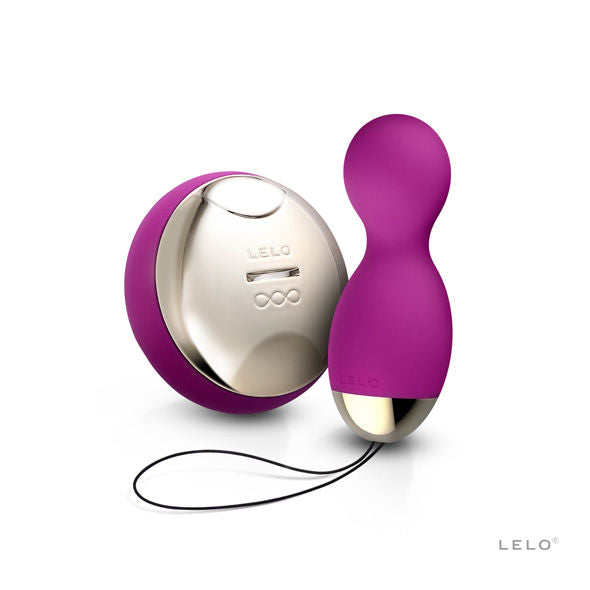 LELO Hula Beads Insignia — Bolas vibradoras con rotación y mando (Morado)