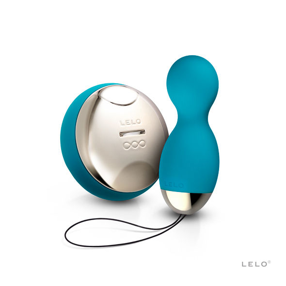 LELO Hula Beads Insignia — Bolas vibradoras con rotación y mando (Azul)