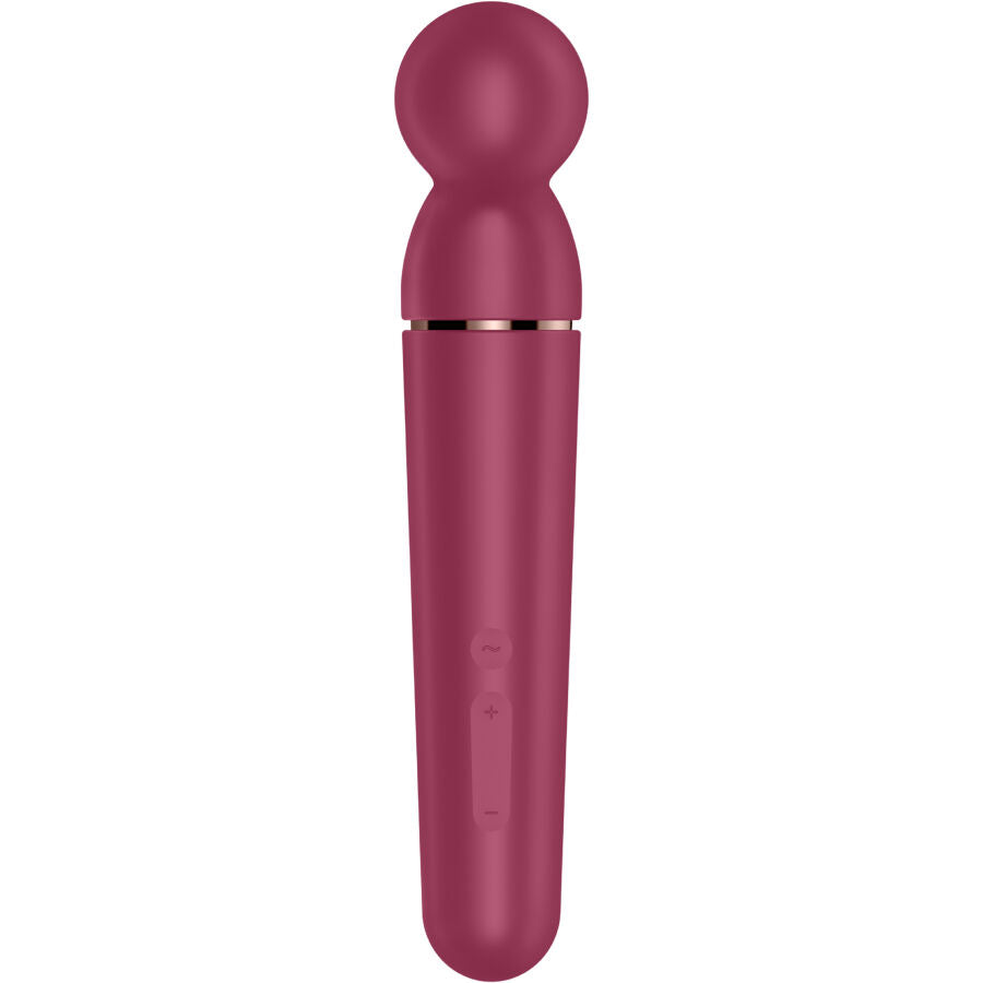 Satisfyer Planet Wand-er — Vibrador wand XXL para masaje (Berry)