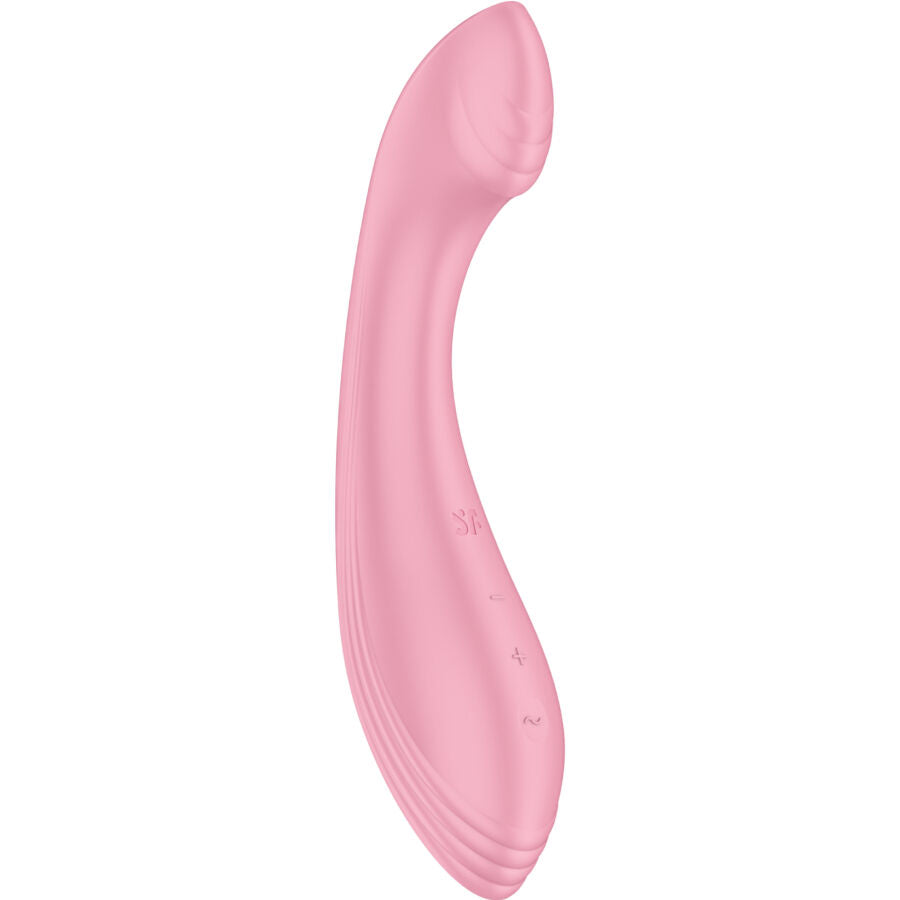 Satisfyer G-Force — Vibrador de punto G con punta plana (Rosa)