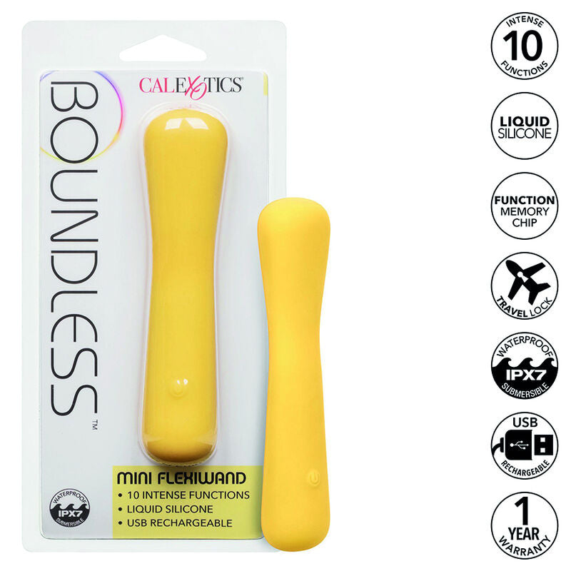 CalExotics Boundless Mini Wand — Mini vibrador wand flexible