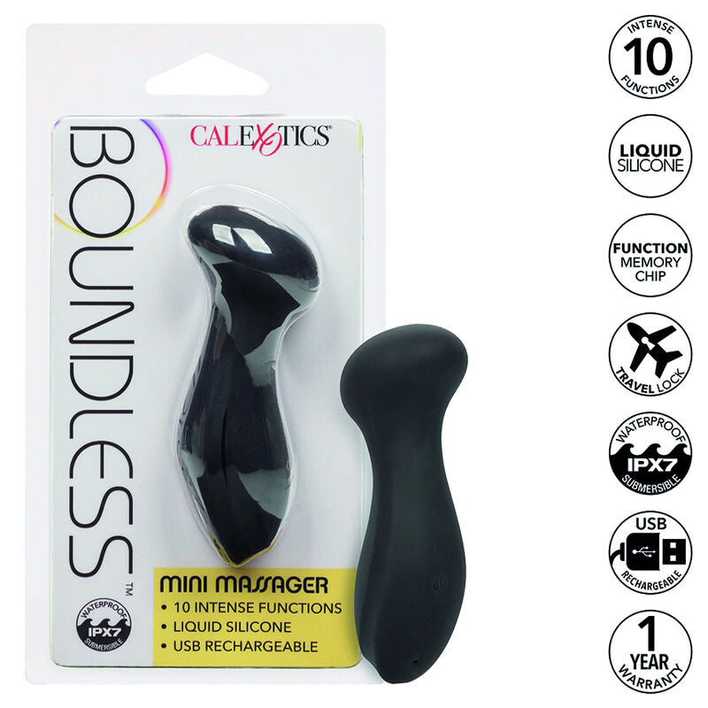 CalExotics Boundless Mini — Vibrador de clítoris pequeño y redondeado