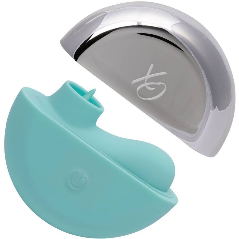 CalExotics Ovation Rave — Vibrador de clítoris con punta que aletea (Verde agua)