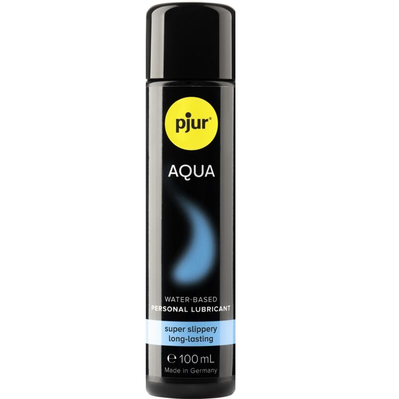 pjur Aqua — Lubricante de base agua sin perfume, 100 ml