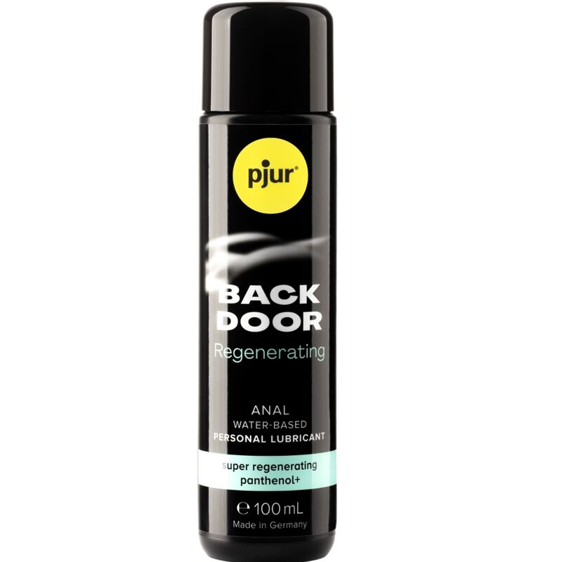 pjur Back Door Regenerating — Lubricante anal de base agua con pantenol, 100 ml