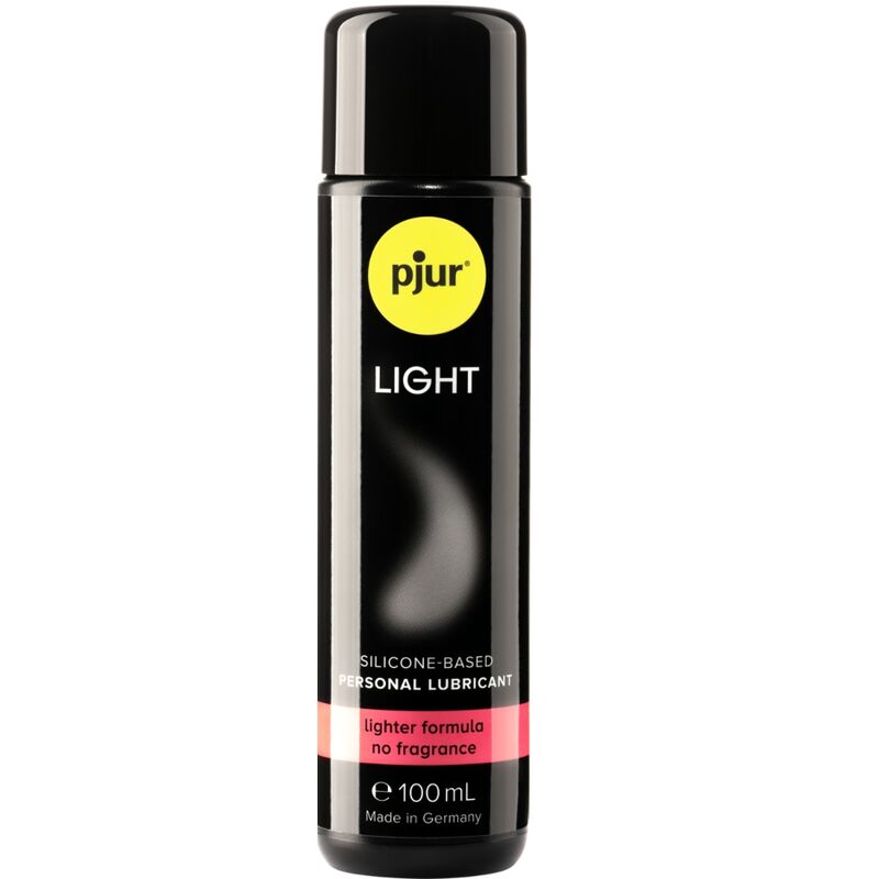 pjur Light — Lubricante de silicona fluido y ligero, 100 ml
