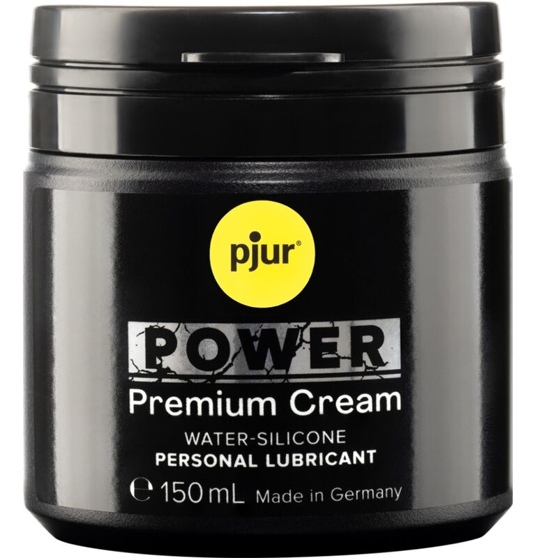 pjur Power — Lubricante en crema espeso y duradero, 150 ml