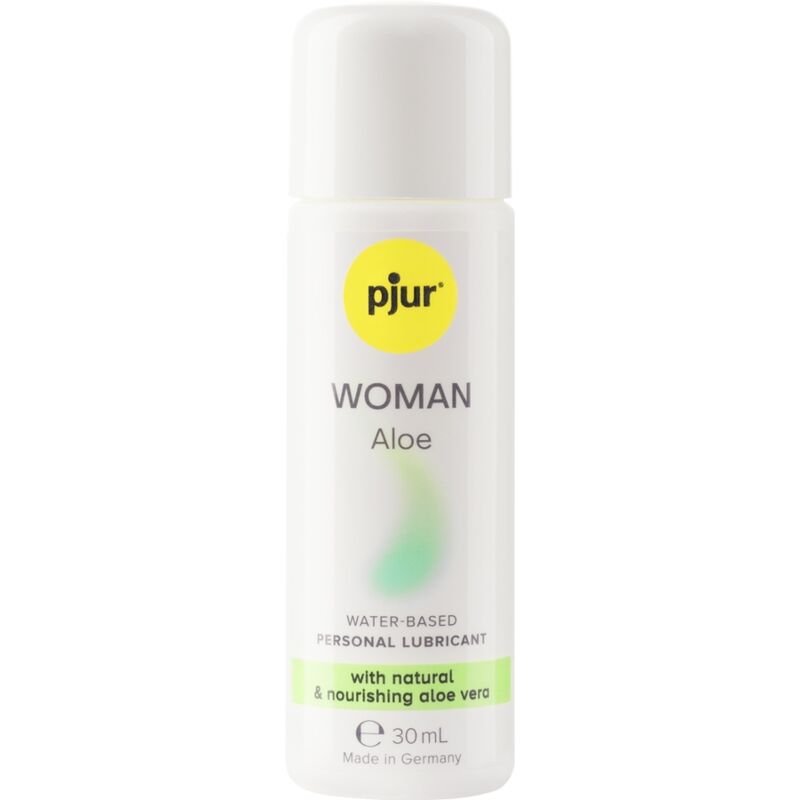 pjur Woman Aloe — Lubricante de base agua con aloe vera, 30 ml