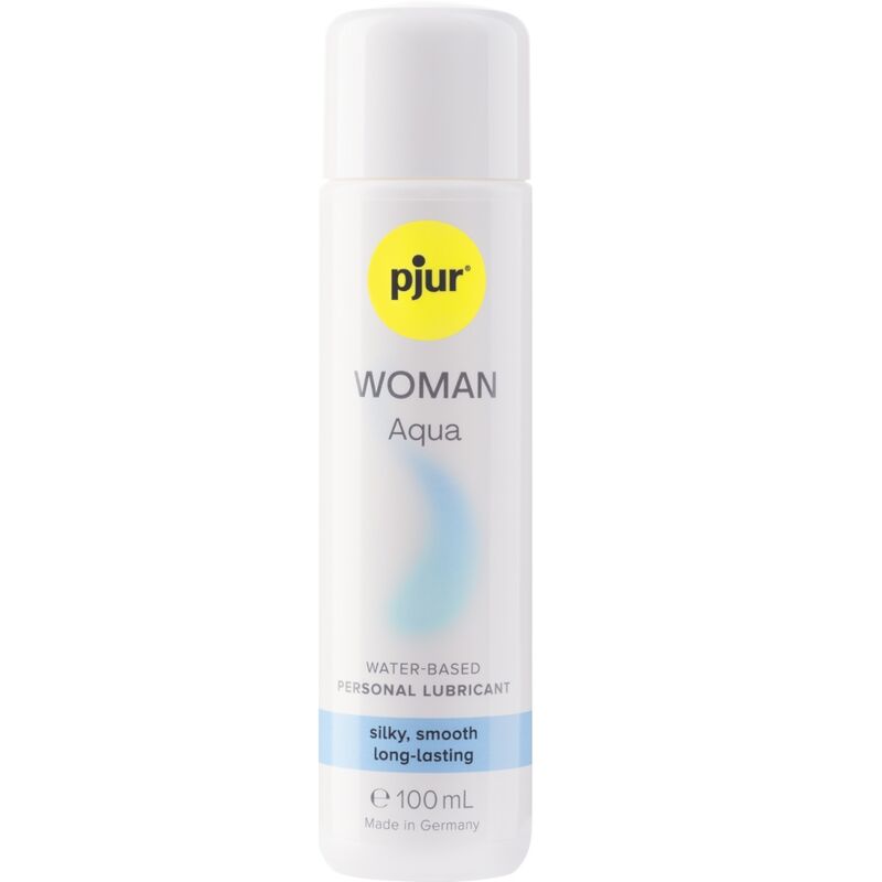 pjur Woman Aqua — Lubricante de base agua para piel femenina, 100 ml