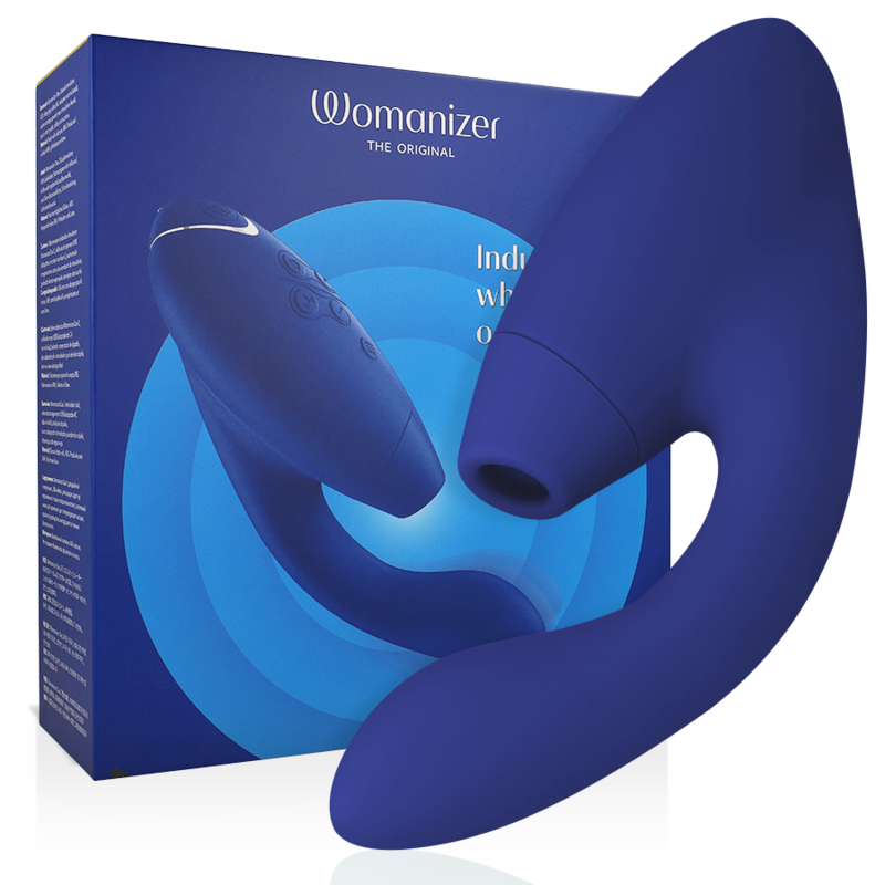 Womanizer Duo 2 — Succionador y vibrador de punto G (Azul)