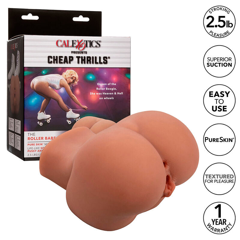 CalExotics The Roller Babe — Masturbador realista de doble entrada