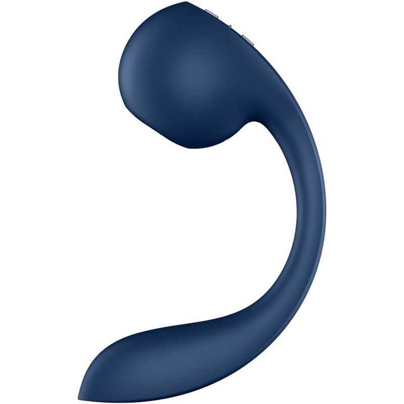 Satisfyer Pro+ Wave 4 — Succionador de clítoris y estimulador de punto G (Azul oscuro)