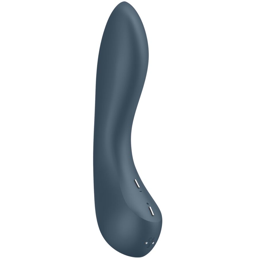 Satisfyer G-Spot Wave 4 — Vibrador de punto G con movimiento ondulante (Gris oscuro)