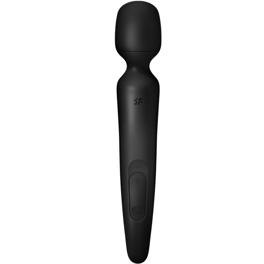 Satisfyer Wand-er Land — Vibrador wand XXL para masaje (Negro)