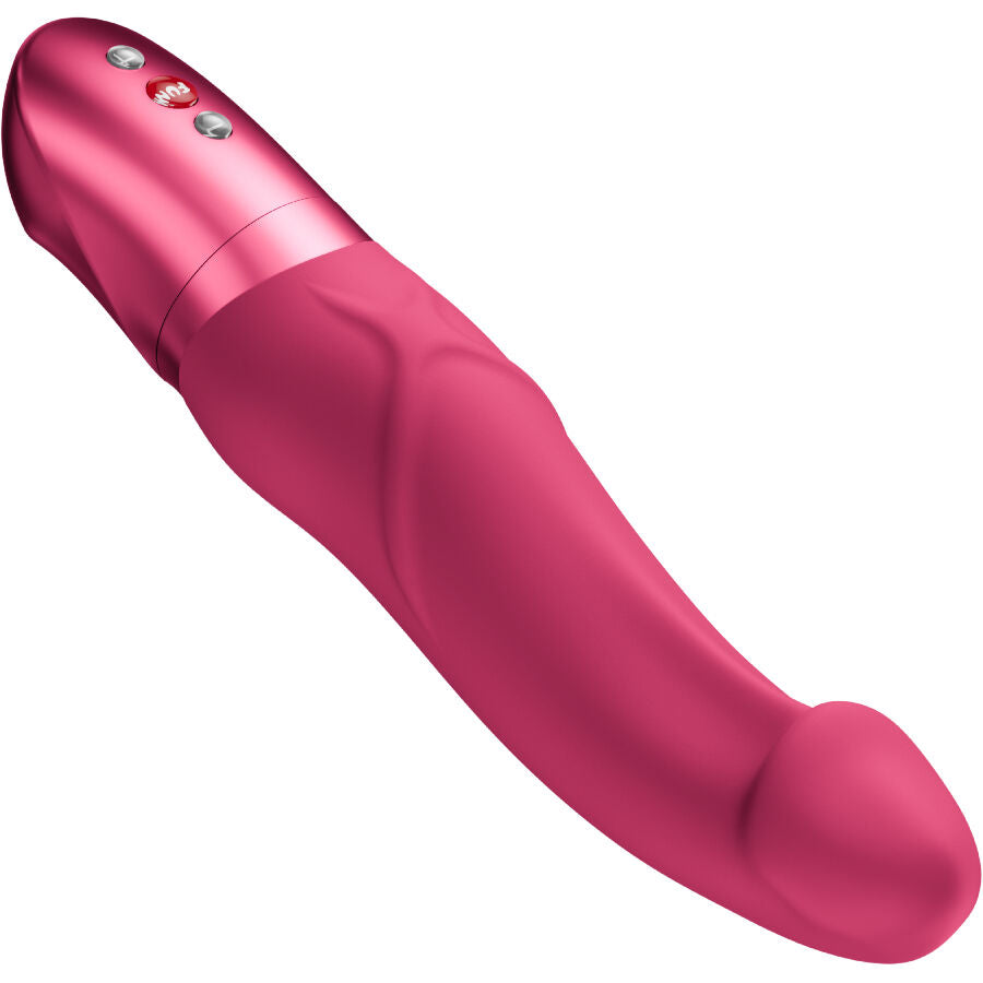 Fun Factory Mr. Boss — Vibrador de punto G realista a pilas (Frambuesa)
