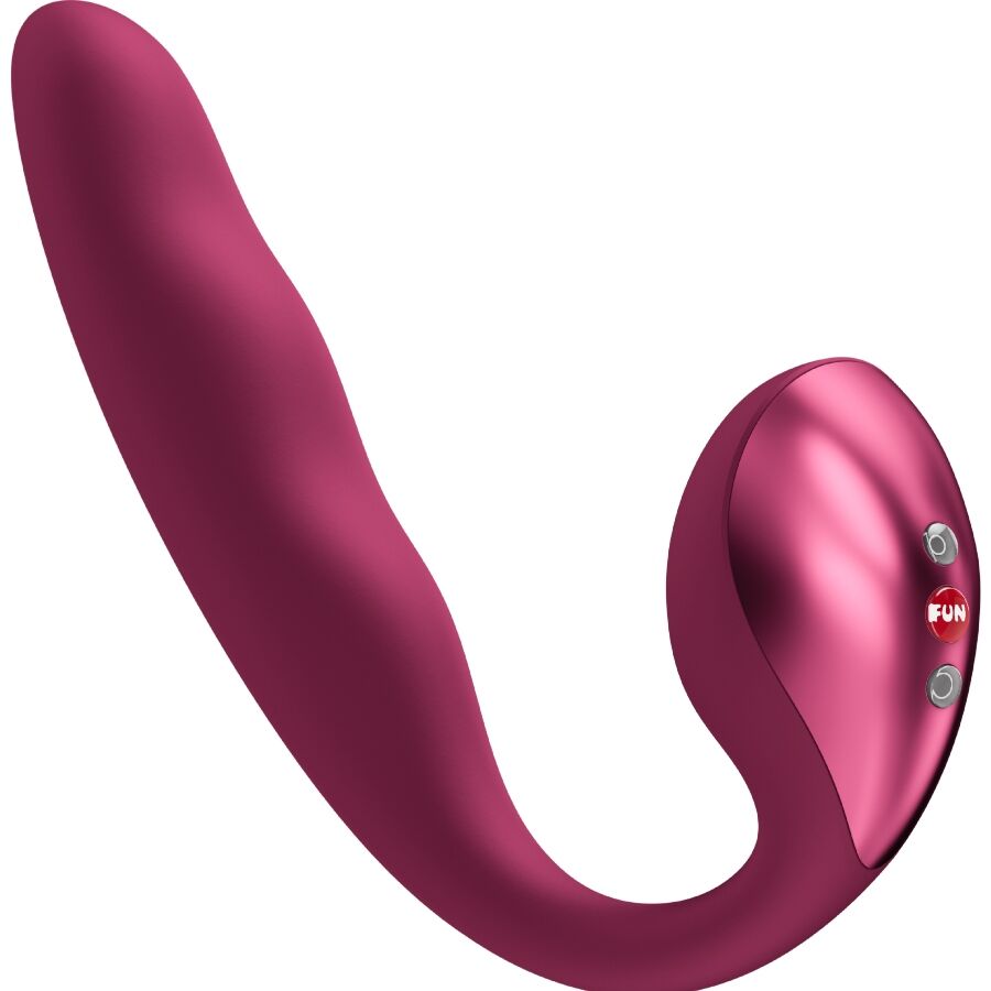 Fun Factory Stronic Pulse Allegro — Vibrador de empuje y succionador de clítoris (Burdeos)