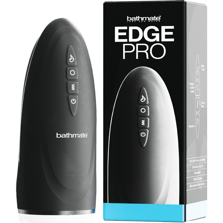 Bathmate Edge Pro — Masturbador masculino con vibración, rotación y calor