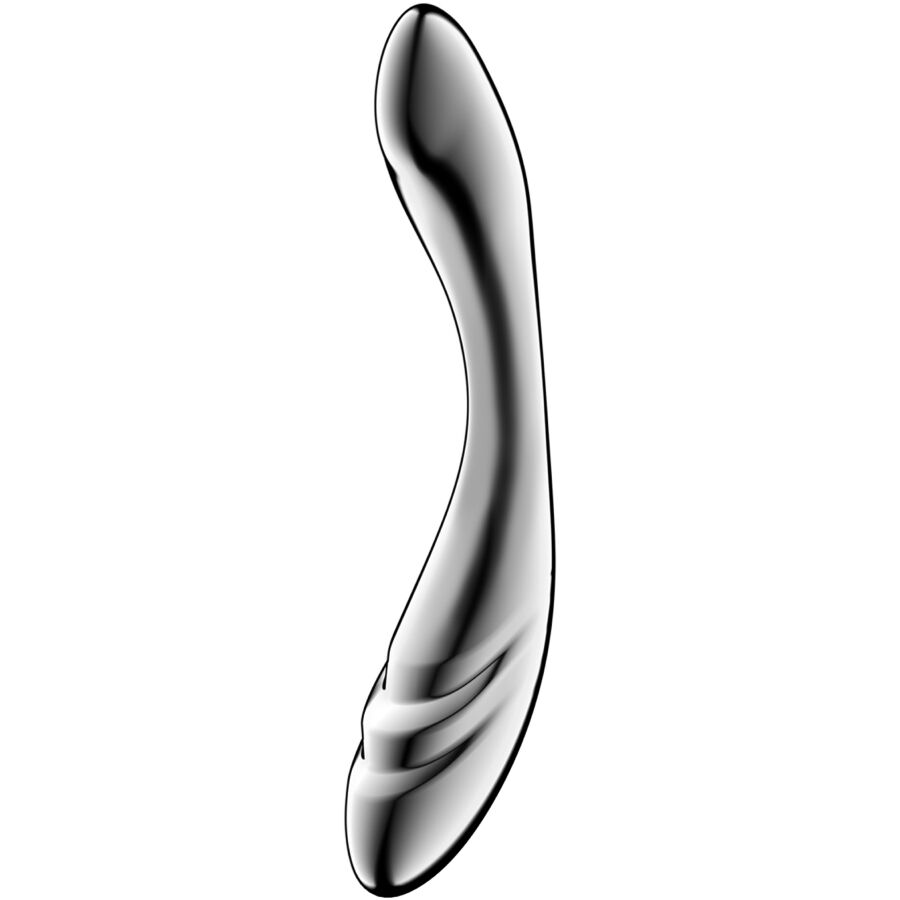 Satisfyer Pure Gravity 3 — Dildo de acero inoxidable de doble uso