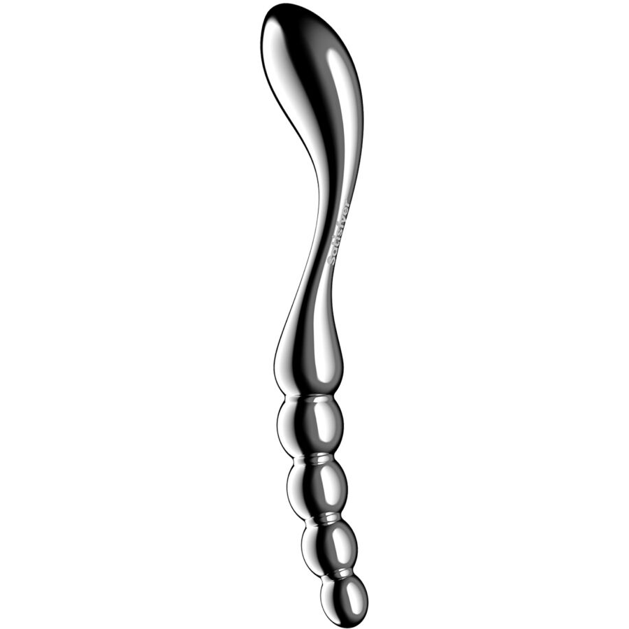 Satisfyer Star Force 1 — Dildo de acero inoxidable de doble uso