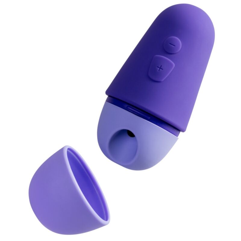 Romp Free X — Succionador de clítoris de bolsillo con tapa (Morado)