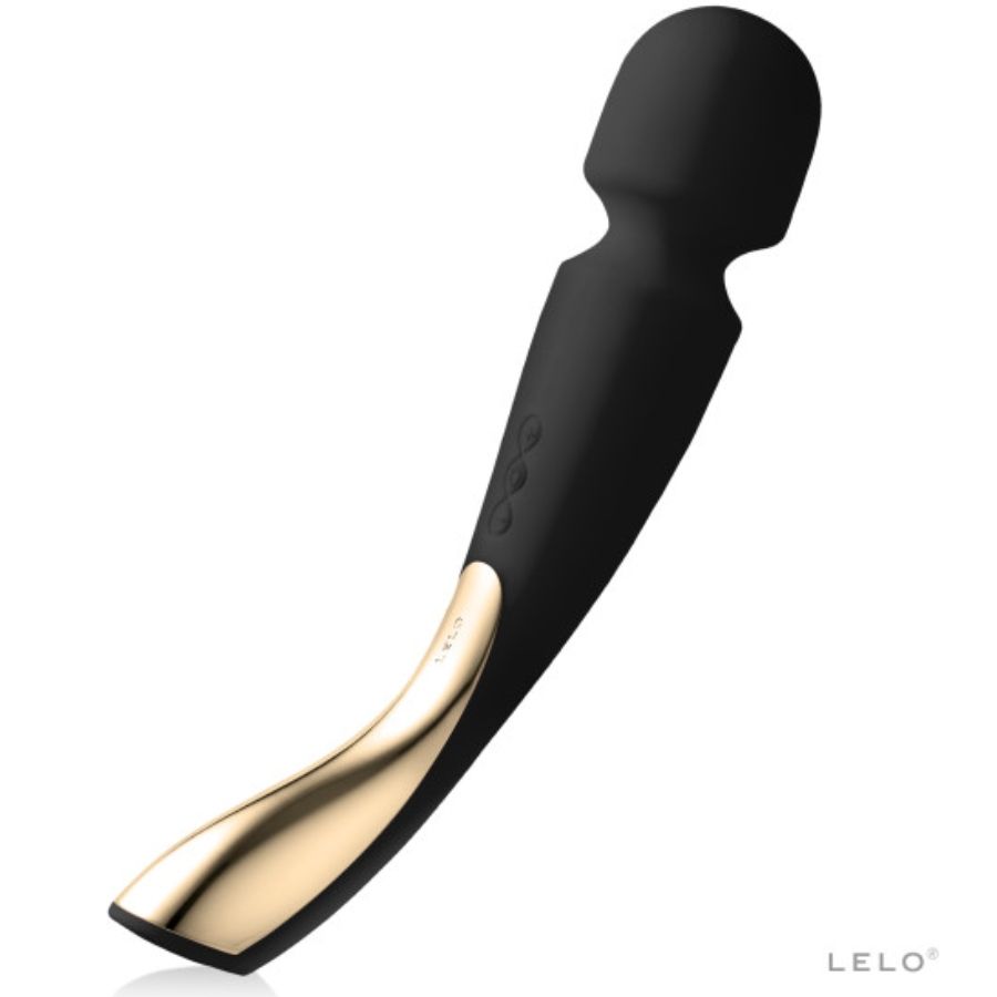 LELO Smart Wand 2 — Vibrador wand grande para todo el cuerpo (Negro)