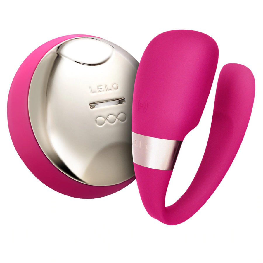 LELO Tiani 3 — Vibrador para parejas con mando SenseMotion (Fucsia)