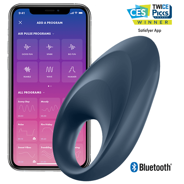 Satisfyer Mighty One — Anillo vibrador para parejas con app