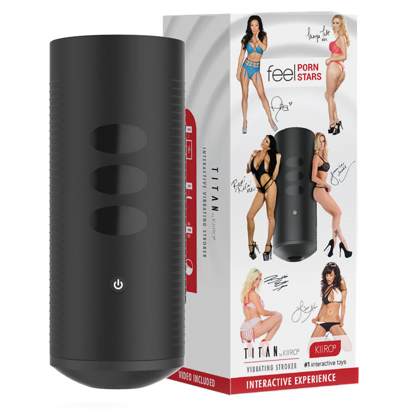 Kiiroo Titan Experience — Masturbador masculino interactivo con 9 motores
