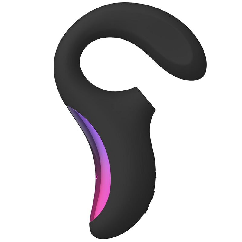 LELO Enigma — Succionador y vibrador de punto G (Negro)