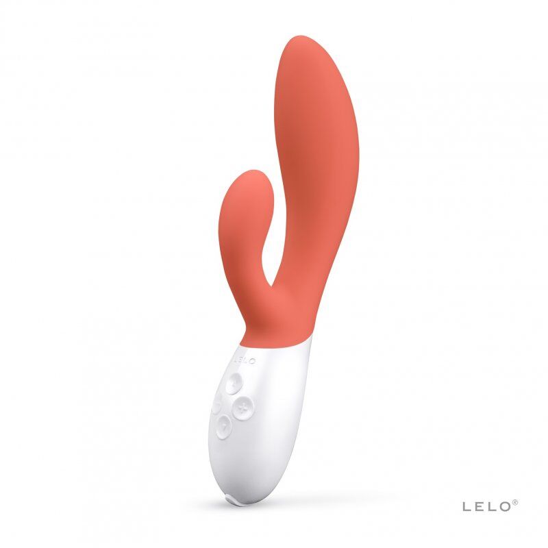 LELO Ina 3 — Vibrador rabbit de punto G y clítoris (Coral)