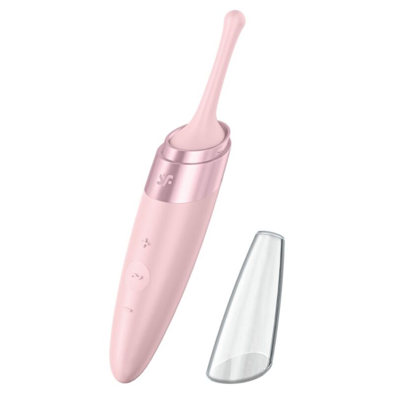Satisfyer Twirling Delight — Vibrador de clítoris con punta oscilante (Rosa)
