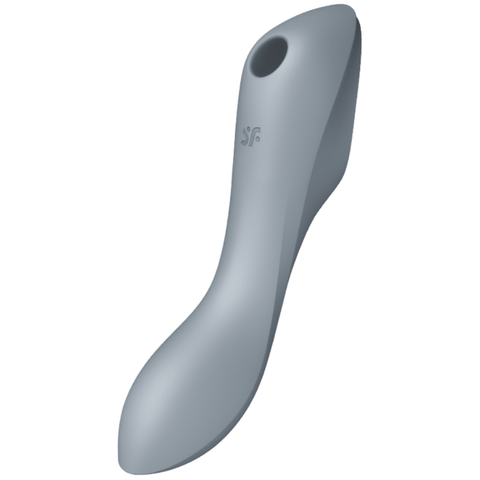 Satisfyer Curvy Trinity 3 — Succionador y vibrador de punto G (Gris)