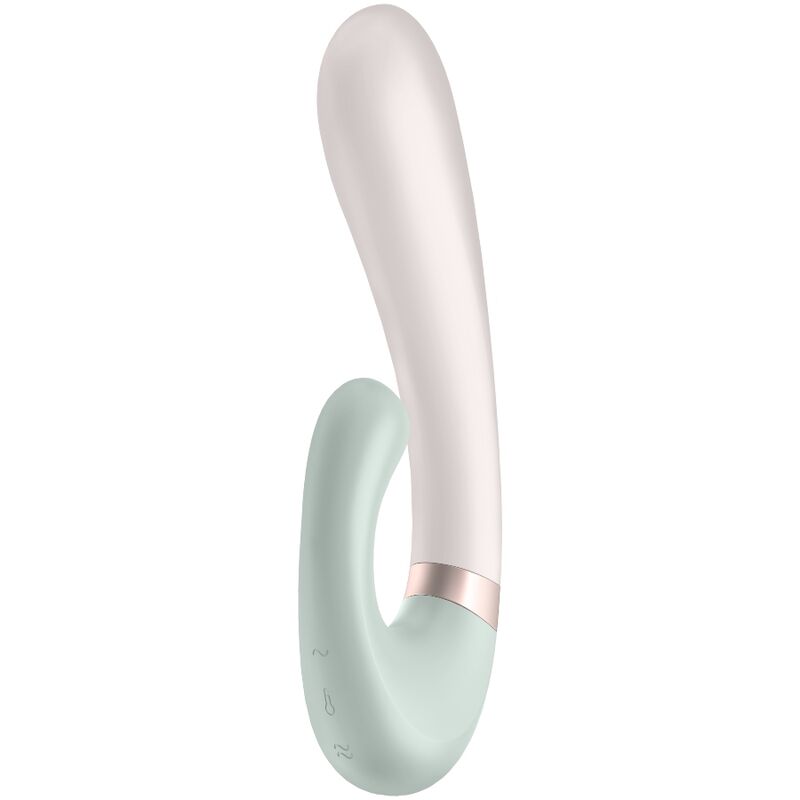 Satisfyer Heat Wave — Vibrador rabbit con calor y app (Blanco)