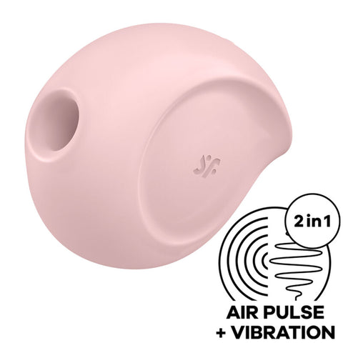 Satisfyer Sugar Rush — Succionador y vibrador 2 en 1 (Rosa)