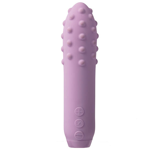 Je Joue Duet — Bala vibradora de doble cara, lisa y con relieves (Lila)