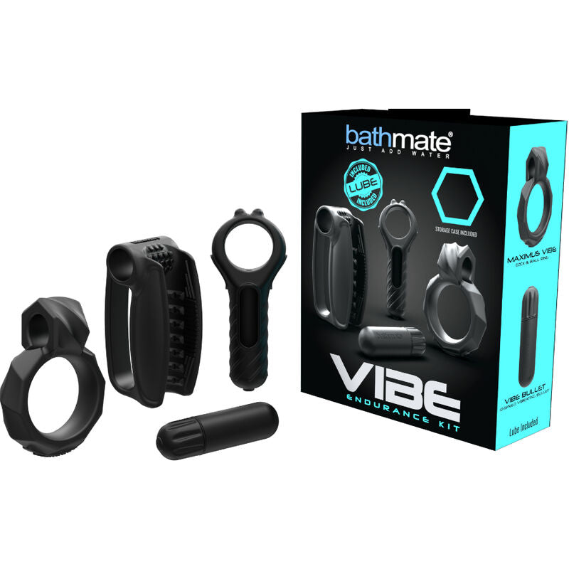 Bathmate Vibe Kit — Funda masturbadora con bala vibradora sumergible