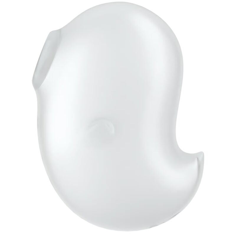 Satisfyer Cutie Ghost — Succionador y vibrador de clítoris (Blanco)