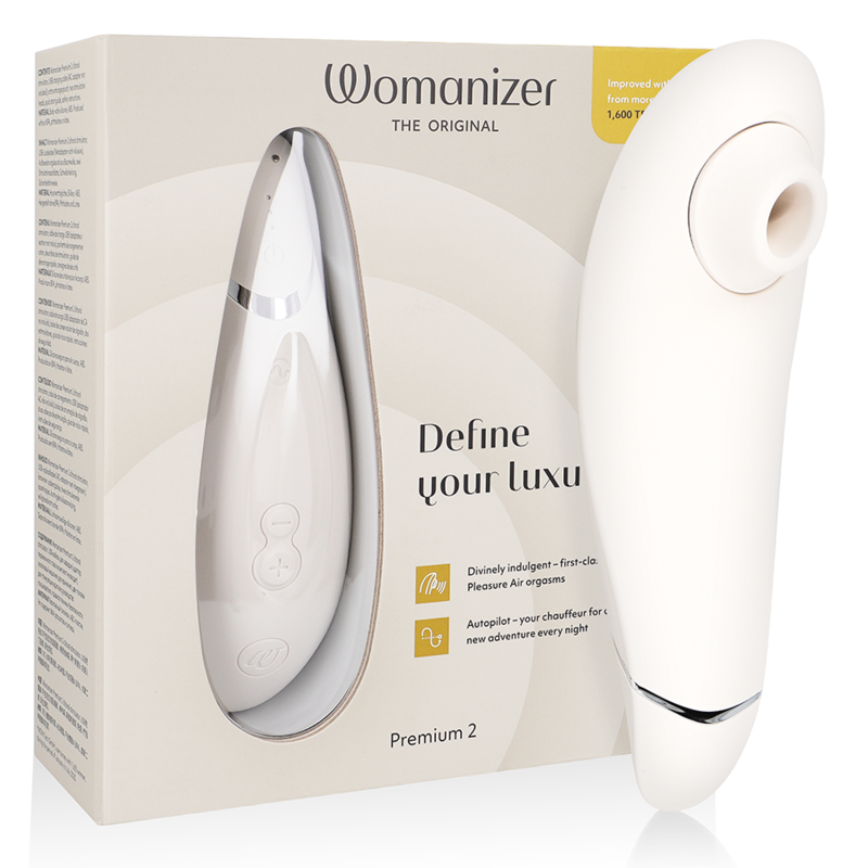 Womanizer Premium 2, succionador de clítoris de color gris: foto principal del producto
